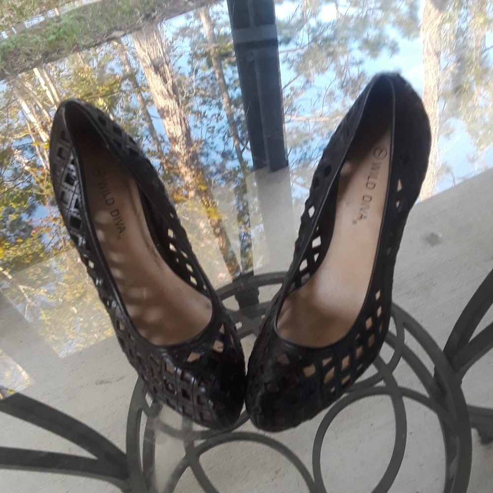 Black heels